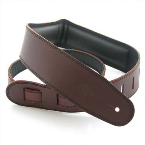 DSL 2.5" Padded Garment Strap - Saddle Brown / Black