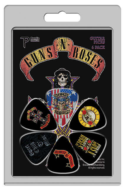 PERRIS 6 Pk Guns 'n Roses Picks