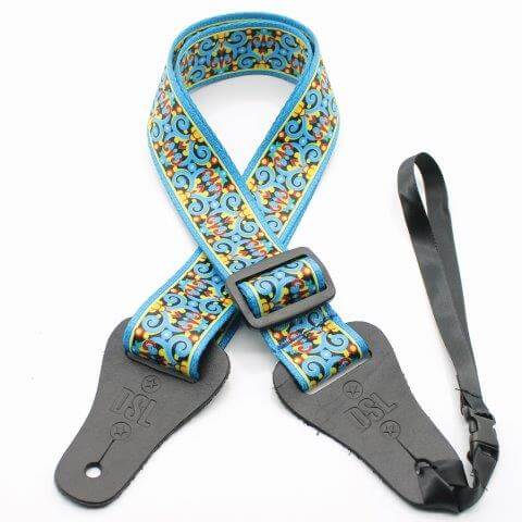 DSL 1.5" Print Ukulele Strap  - SW Blue
