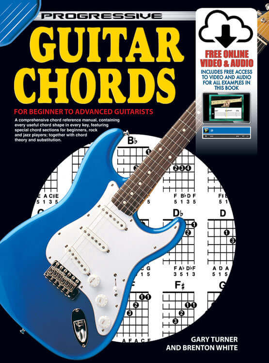 Progressive Guitar Chords Book/Online Video & Au