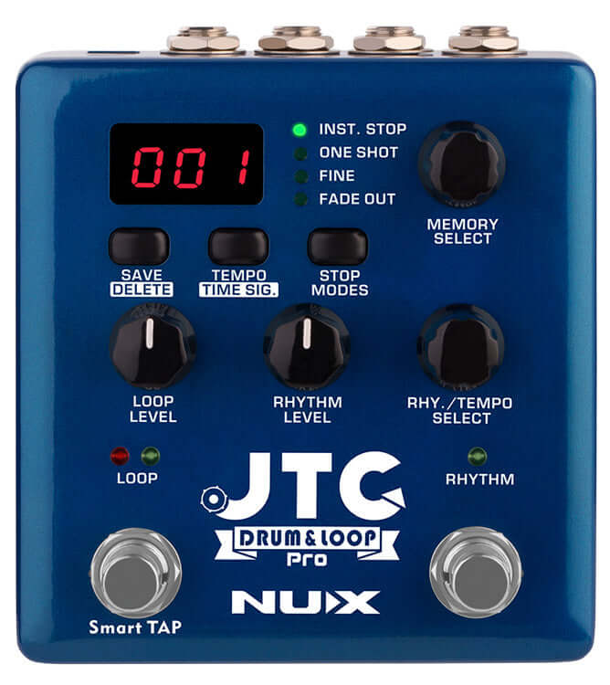 NU-X Verdugo Series JTC Drum and Loop Dual Switching Pedal