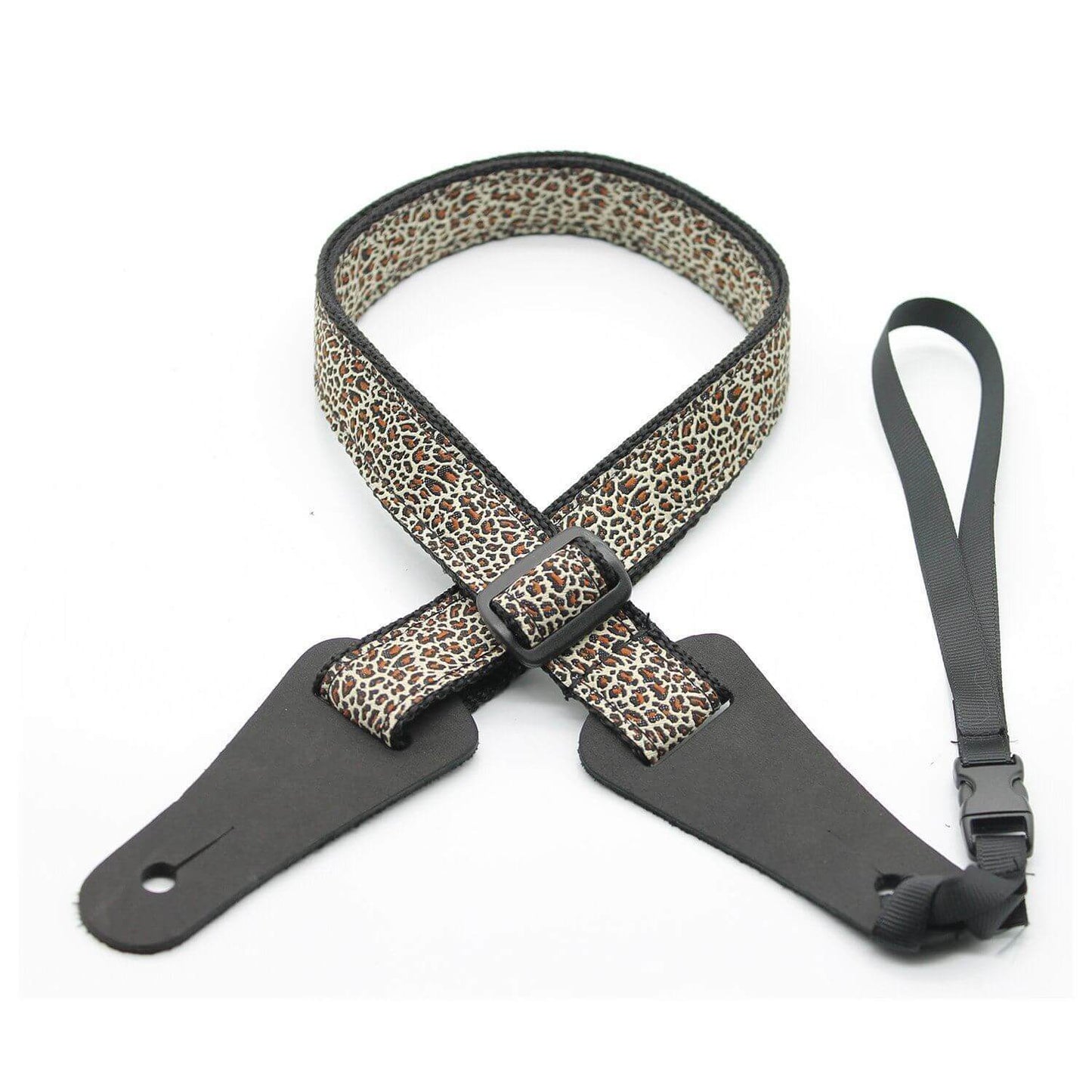 DSL  1" Jacquard Ukulele Strap - Leopard