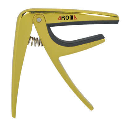 AROMA AC01 Acoustic / Electric Guitar Capo - Gold