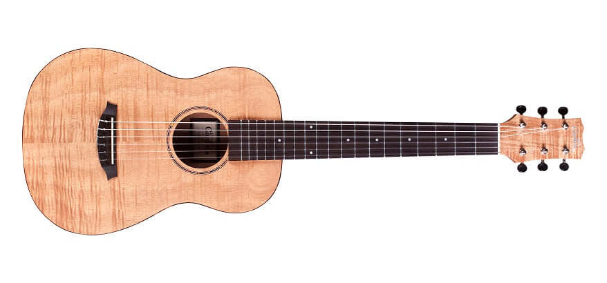 CORDOBA MINI II Flamed Mahogany 6 String Classic Mini Travel Guitar