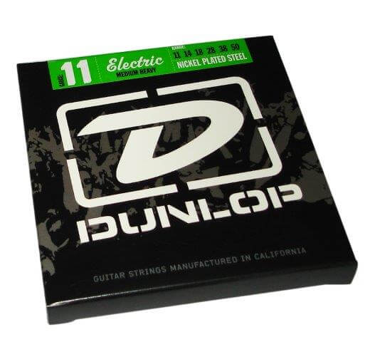 DUNLOP ELECTRIC GTR STR SET 11/50 N/P-ST MED/HVY