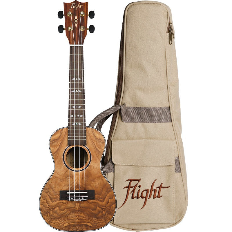 FLIGHT DUS410 Concert Ukulele - Quilted Ash