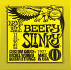ERNIE BALL ELECTRIC GTR STR SET 11/54 BEEFY SLINKY YELLOW