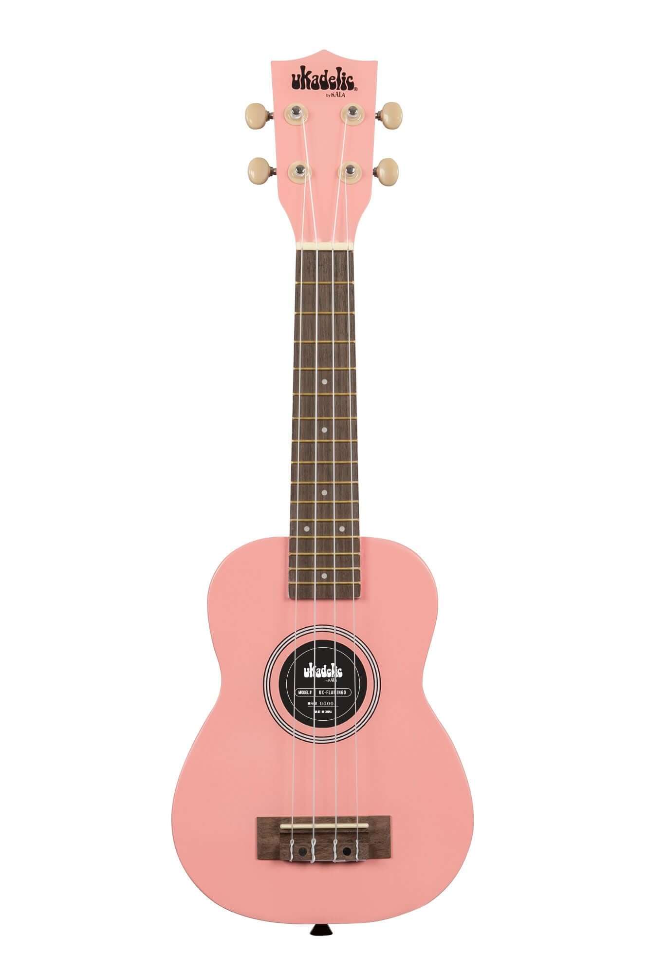 KALA Ukadelic Soprano Ukulele - Flamingo