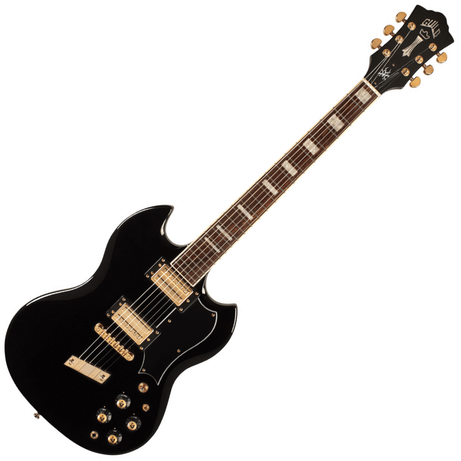 GUILD Polara S-100 Kim Thayl Signature Electric Guitar - Black