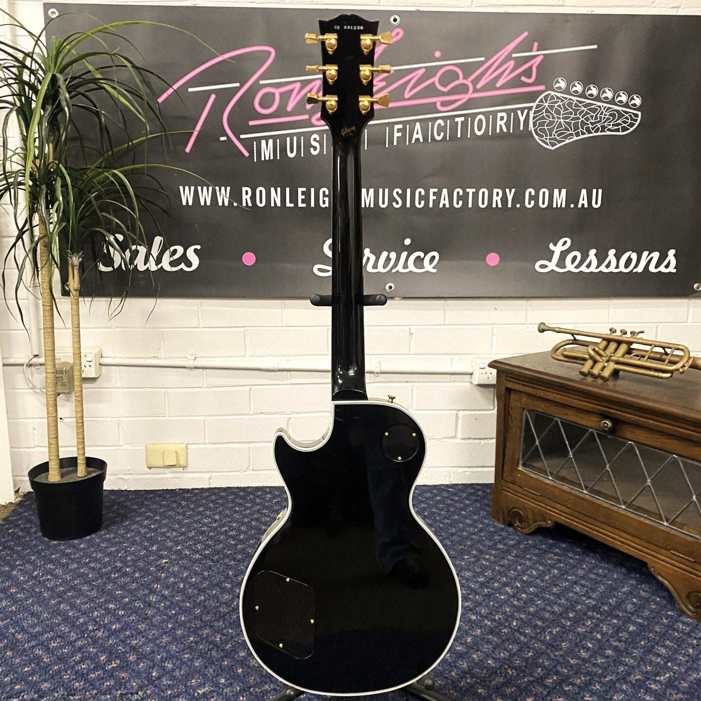 GIBSON Les Paul Custom 2012 -Black Pre Loved Electric Guitar