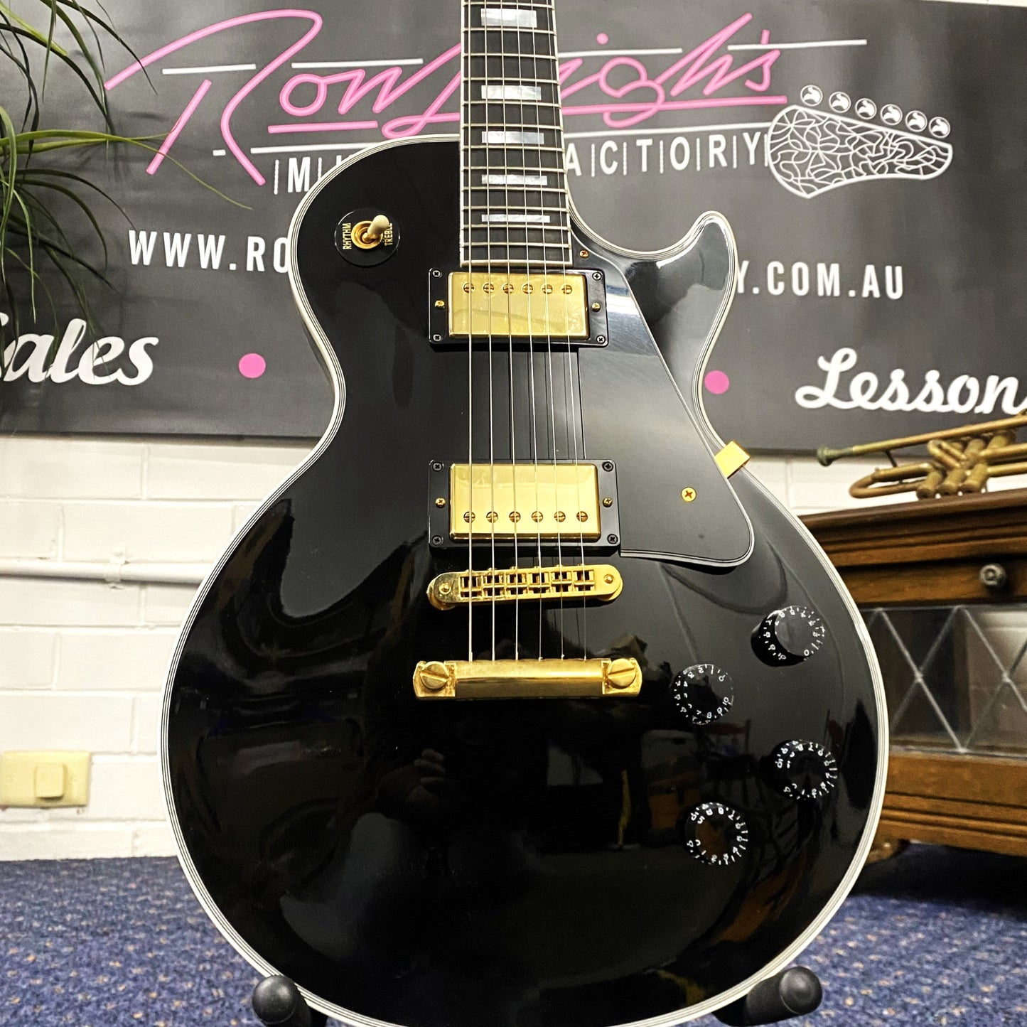 GIBSON Les Paul Custom 2012 -Black Pre Loved Electric Guitar