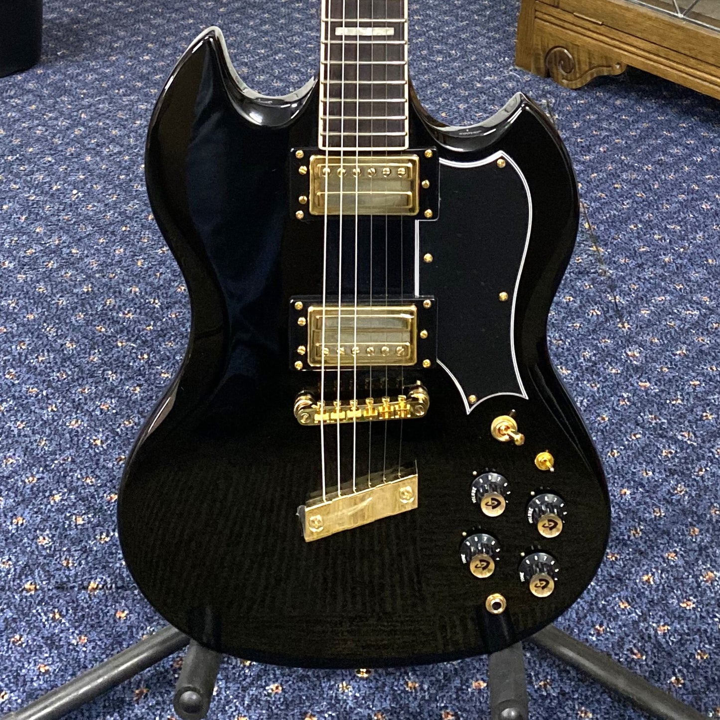 GUILD Polara S-100 Kim Thayl Signature Electric Guitar - Black