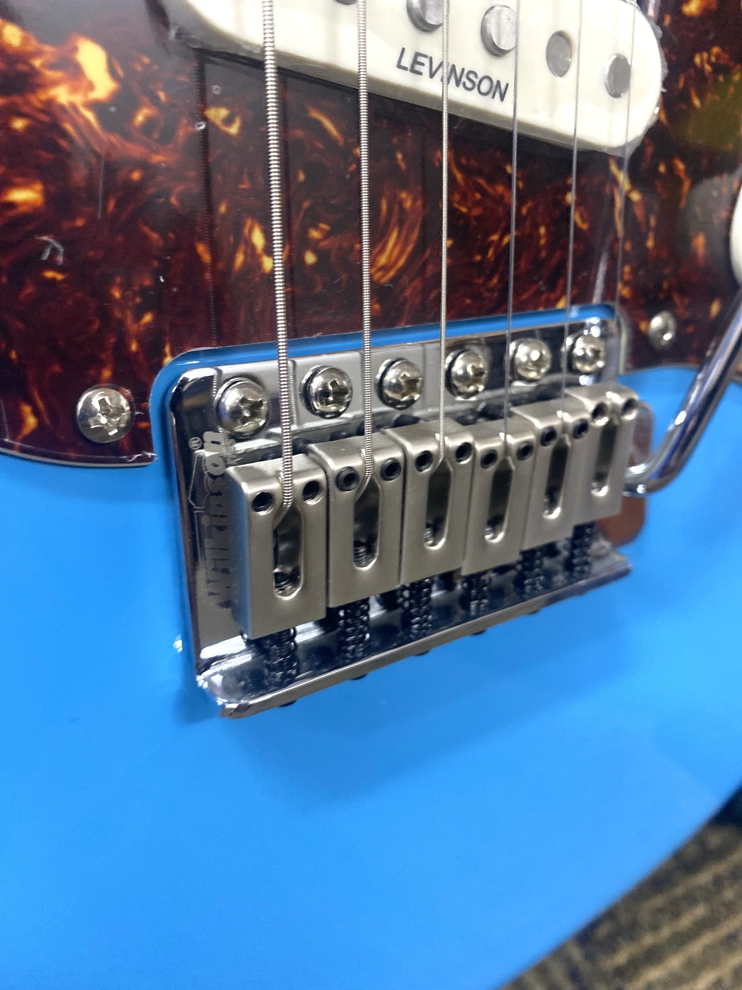 LEVINSON Sceptre Ventana Standard Double Cutaway - Sonic Blue