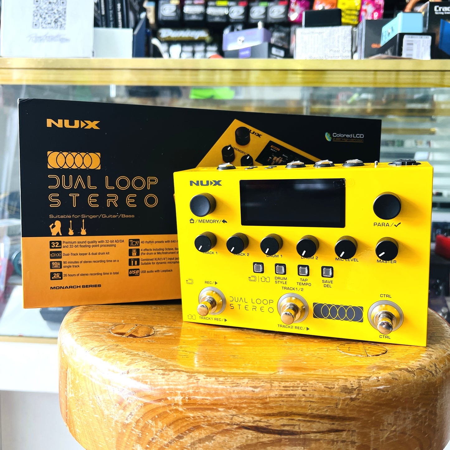 NU-X Dual Loop Stereo Guitar Effects Pedal