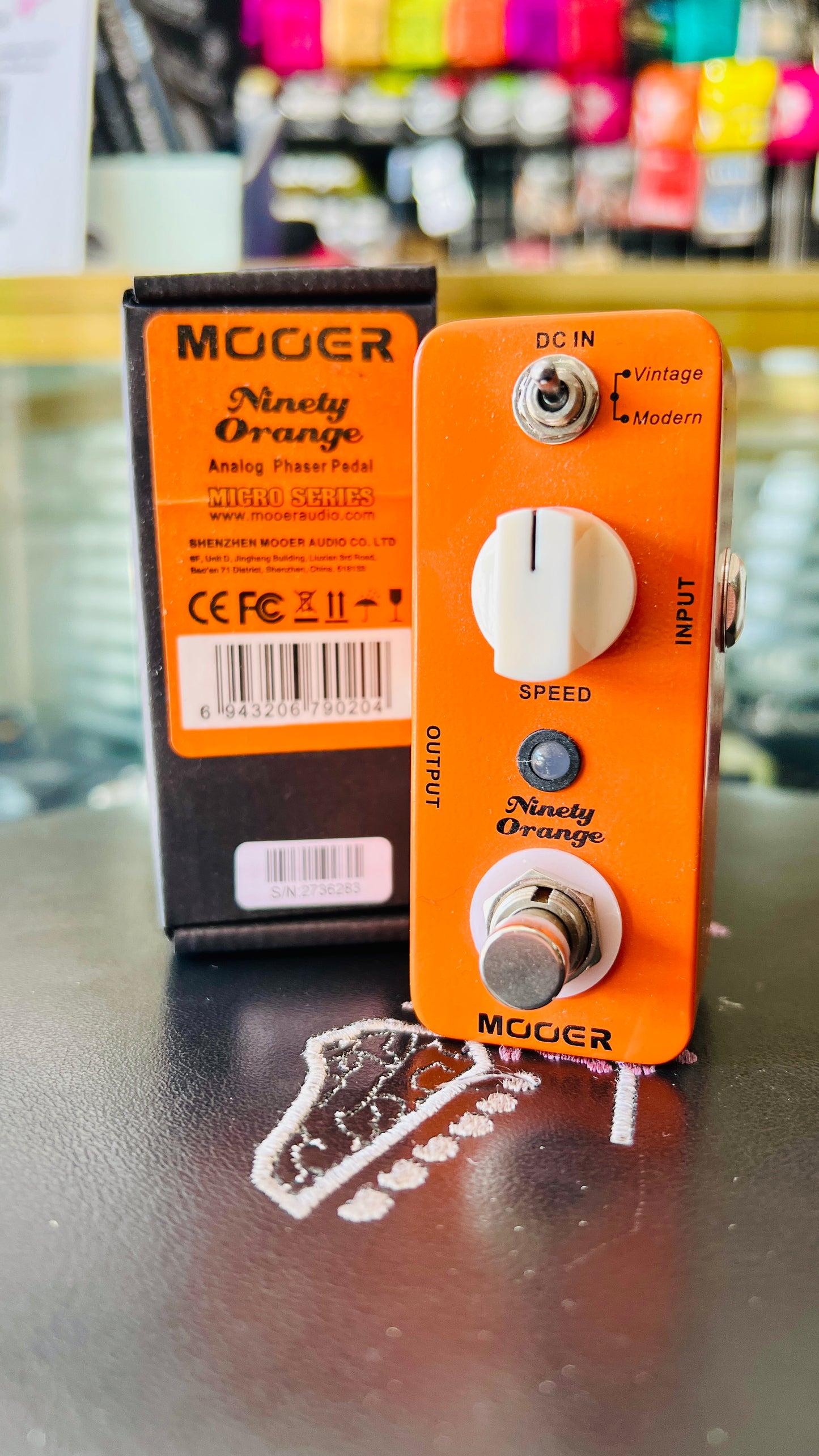 Mooer Ninety Orange Phaser Effect Pedal