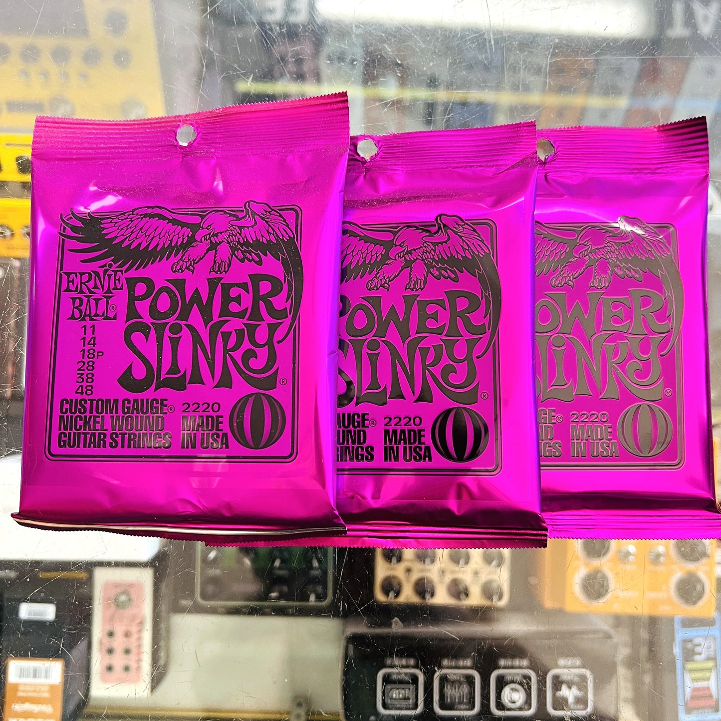 3 Pack - ERNIE BALL Power Slinky Electric Guitar Strings Set 11/48