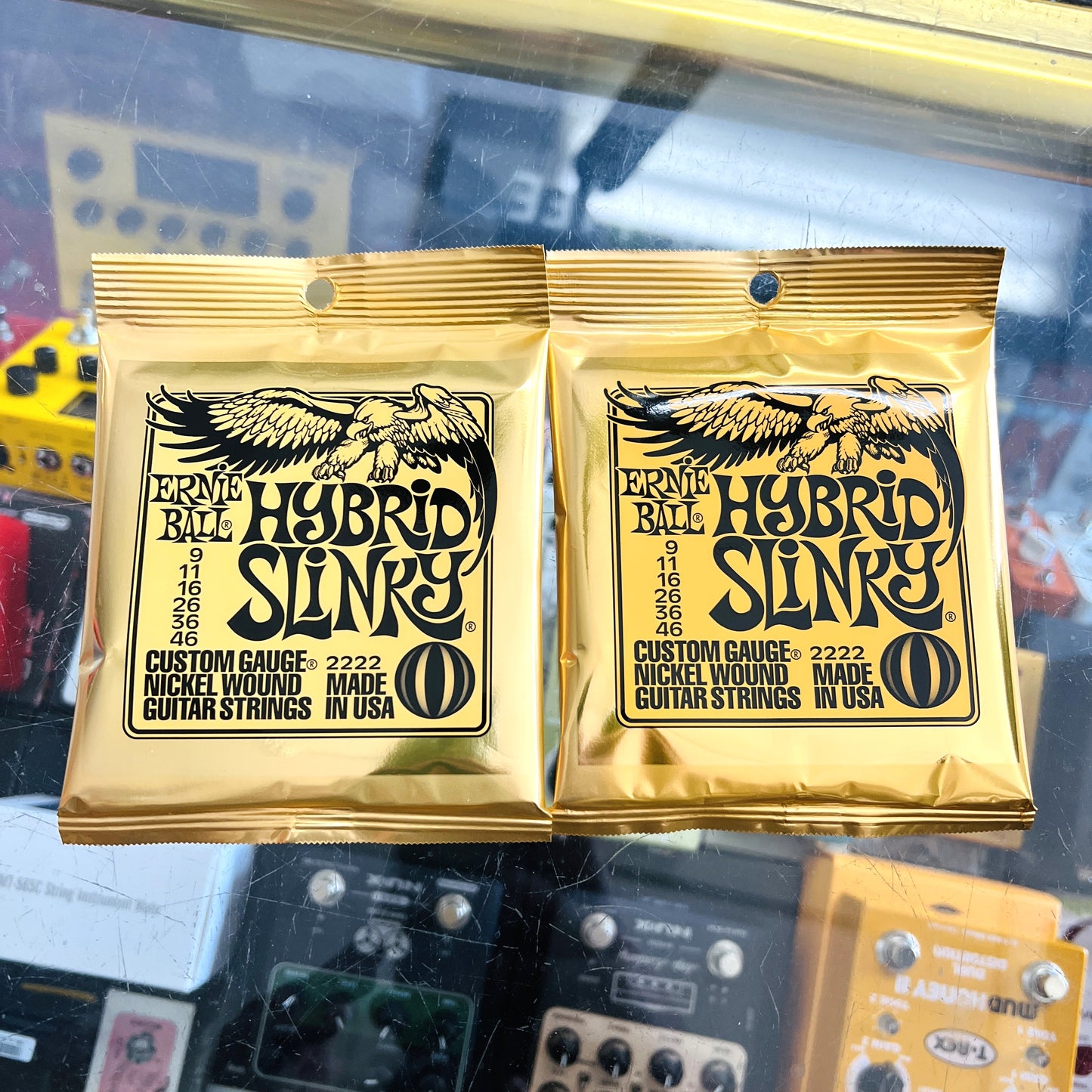2 Pack - ERNIE BALL Electric Guitar Strings SET 09/46 Hybrid Slinky