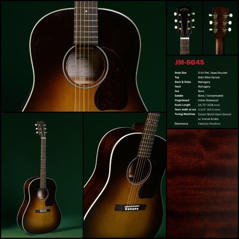 SIGMA Gibson J45 Style Acoustic / Electric Guitar