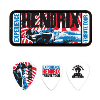 DUNLOP 12 Pk HENDRIX Collectors Tribute Tour Pick Tin