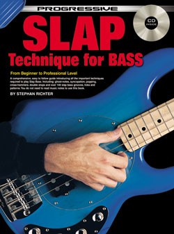 PROGRESSIVE SLAP TECHNIQUE FOR BASS BOOK/CD
