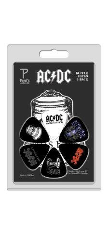 PERRIS 6 Pk AC/DC Licensed Guitar Picks