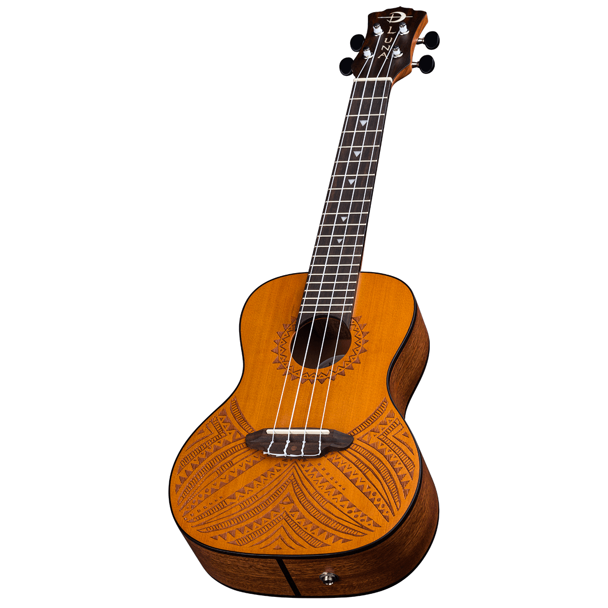 LUNA Concert Ukulele - Tapa Cedar