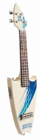 MAHALO Surfboard Shape Solid Body Nylon String Electric Ukulele