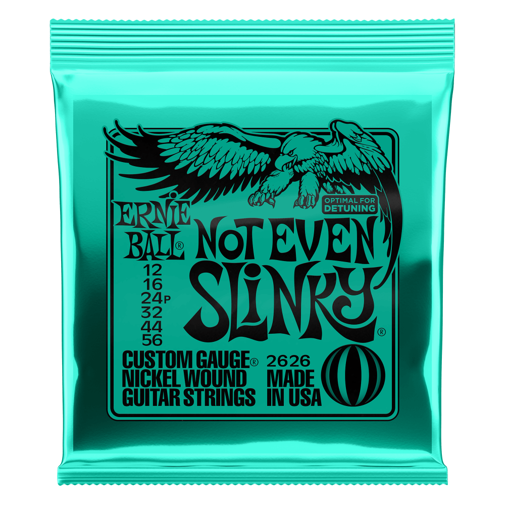 ERNIE BALL 'Not Even Slinky' Electric Guitar Strings SET 12/56