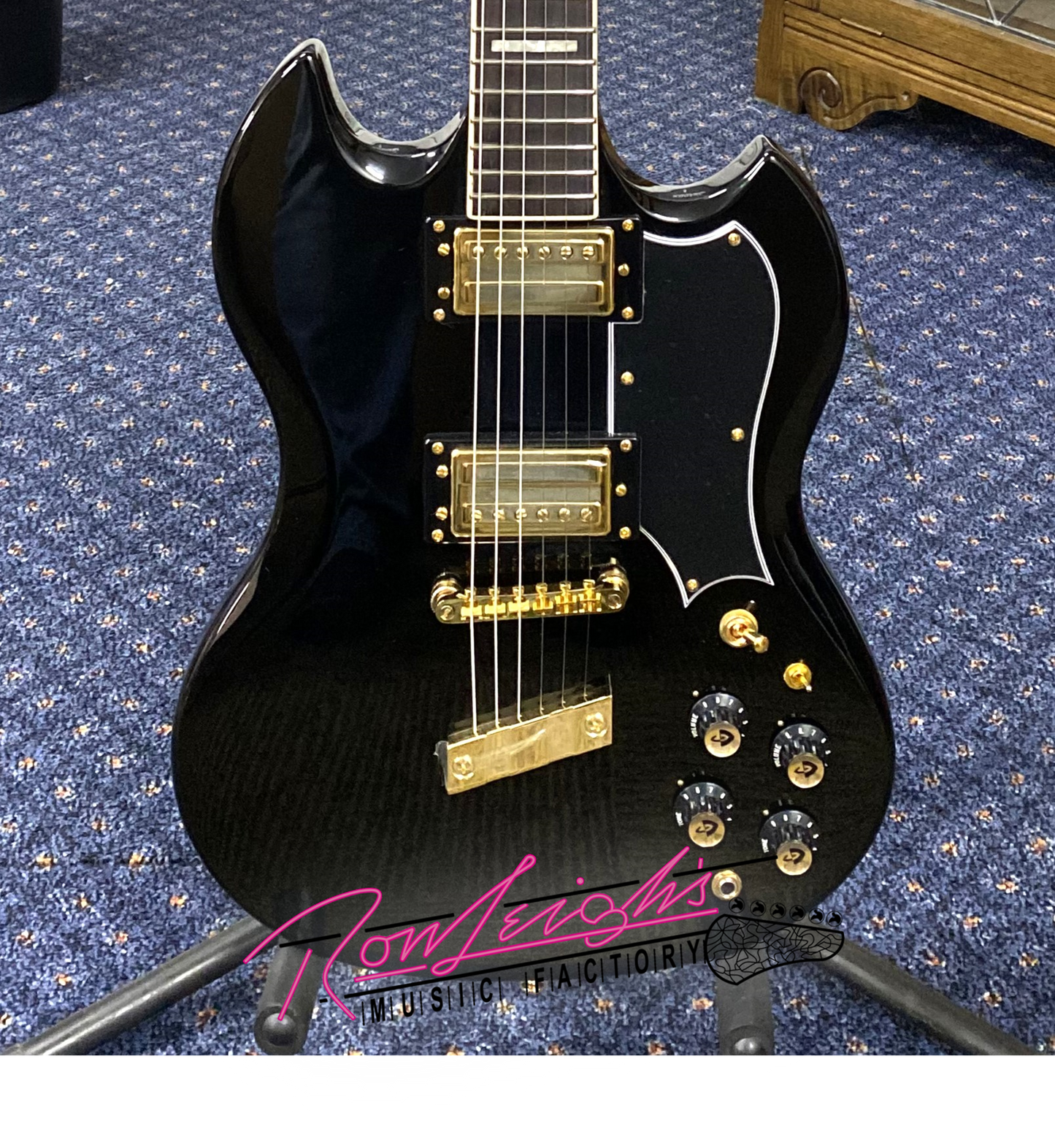 GUILD Polara S-100 Kim Thayl Signature Electric Guitar - Black