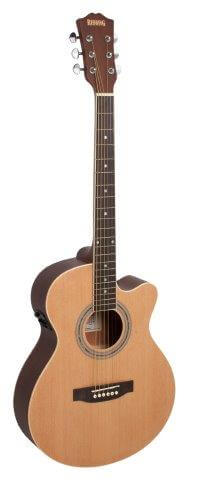 REDDING Grand Auditorium Cutaway Acoustic / Electric Guitar - Natural Satin
