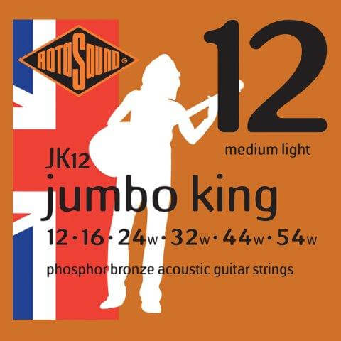 ROTOSOUND JK12 JUMBO KING 12-54 PHOSPHOR BRONZE STRINGS