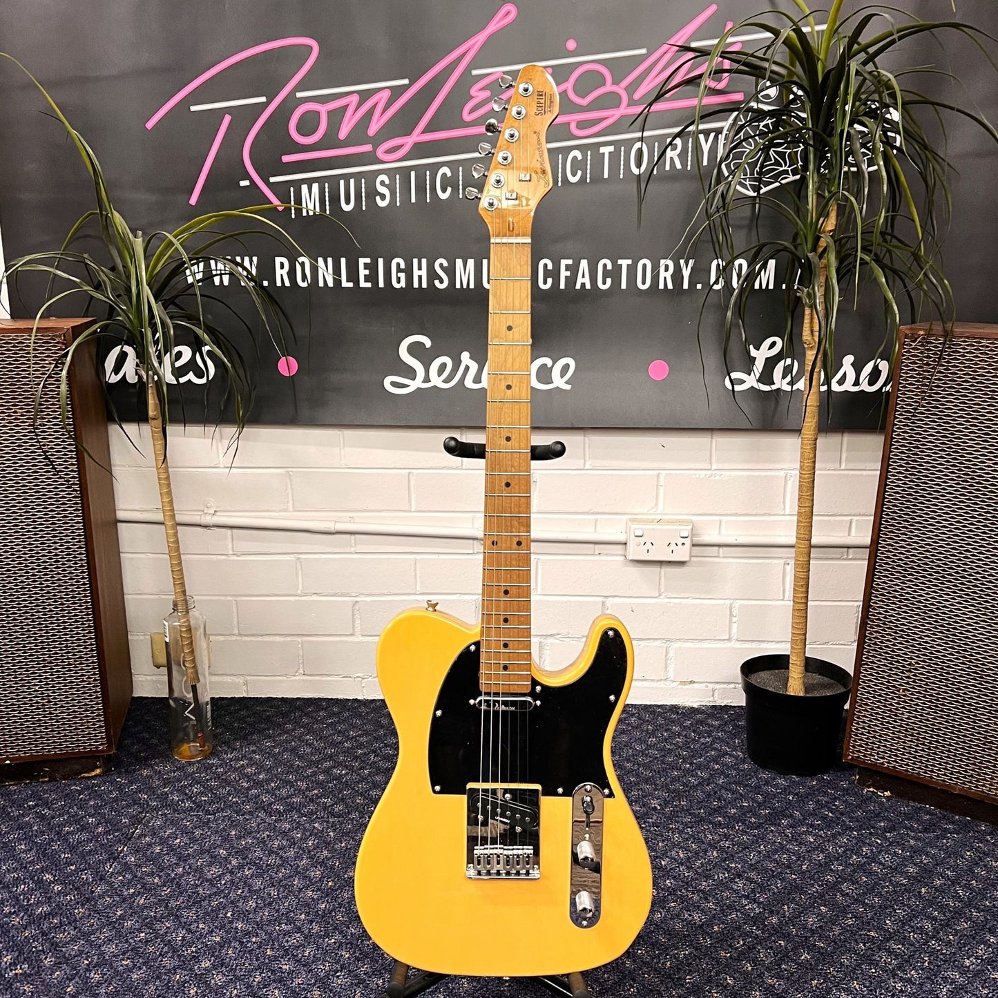 LEVINSON Sceptre Arlington Standard Single Cutaway - Blonde