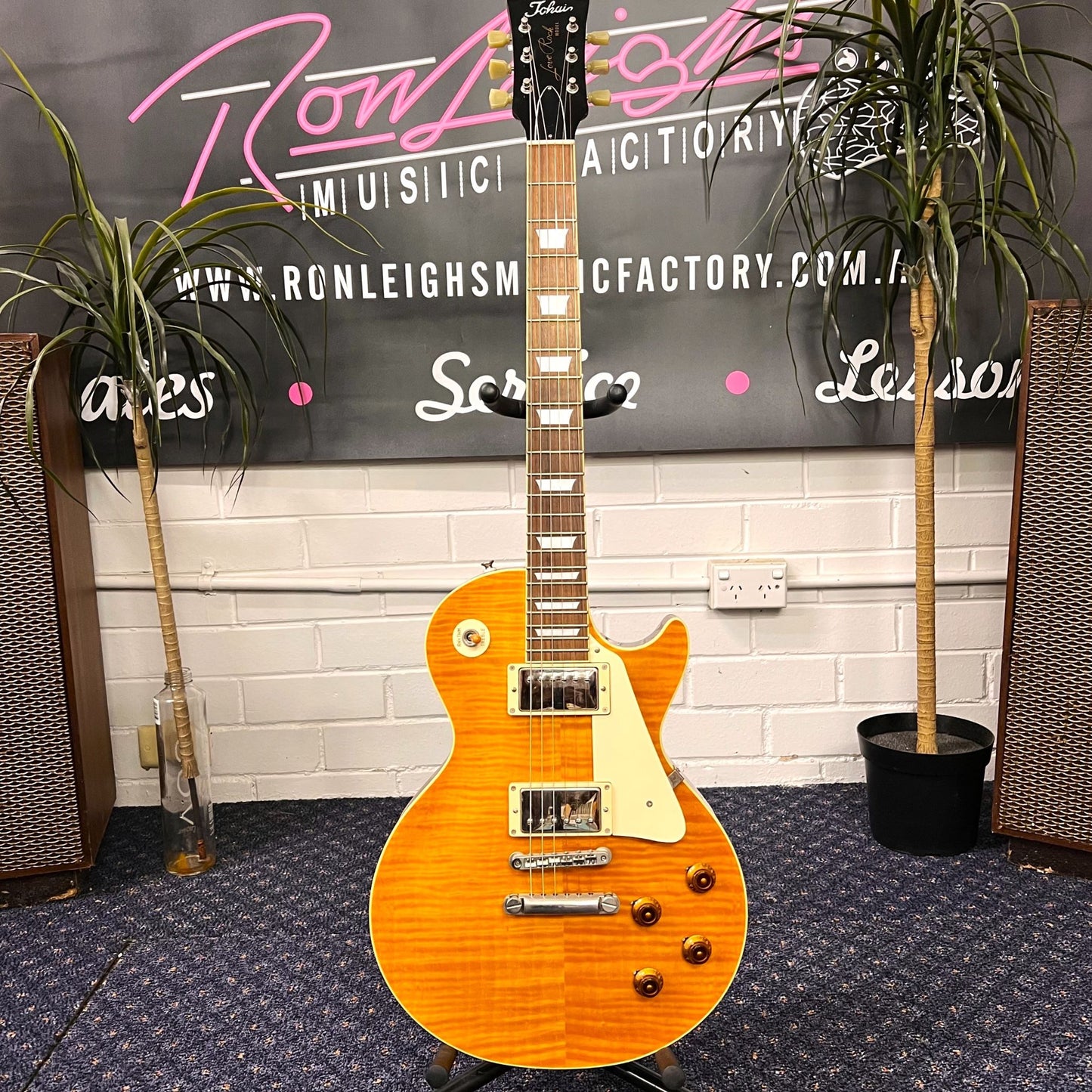 TOKAI LS-136F-LD Vintage Japanese LP Std -Flame Top