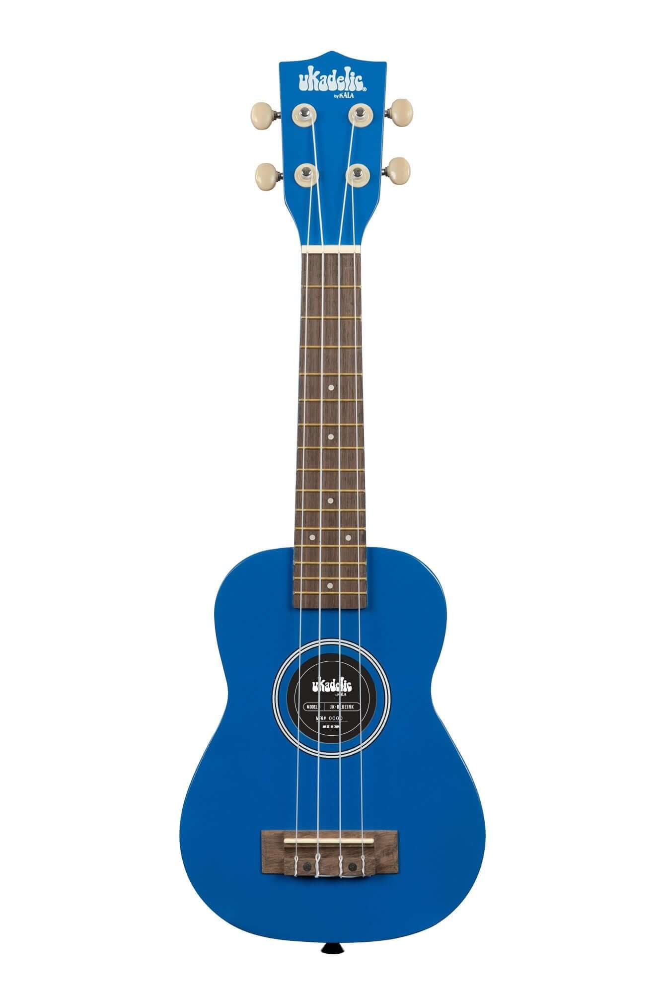 KALA Ukadelic Soprano Ukulele - BlueInk