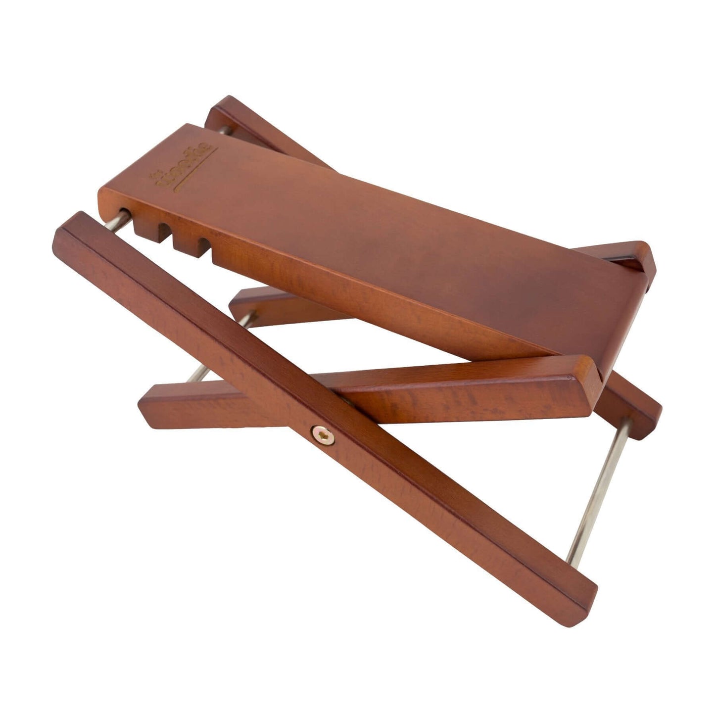 WOODIE Adjustable Guitar Footstool - Timber Natural Stain