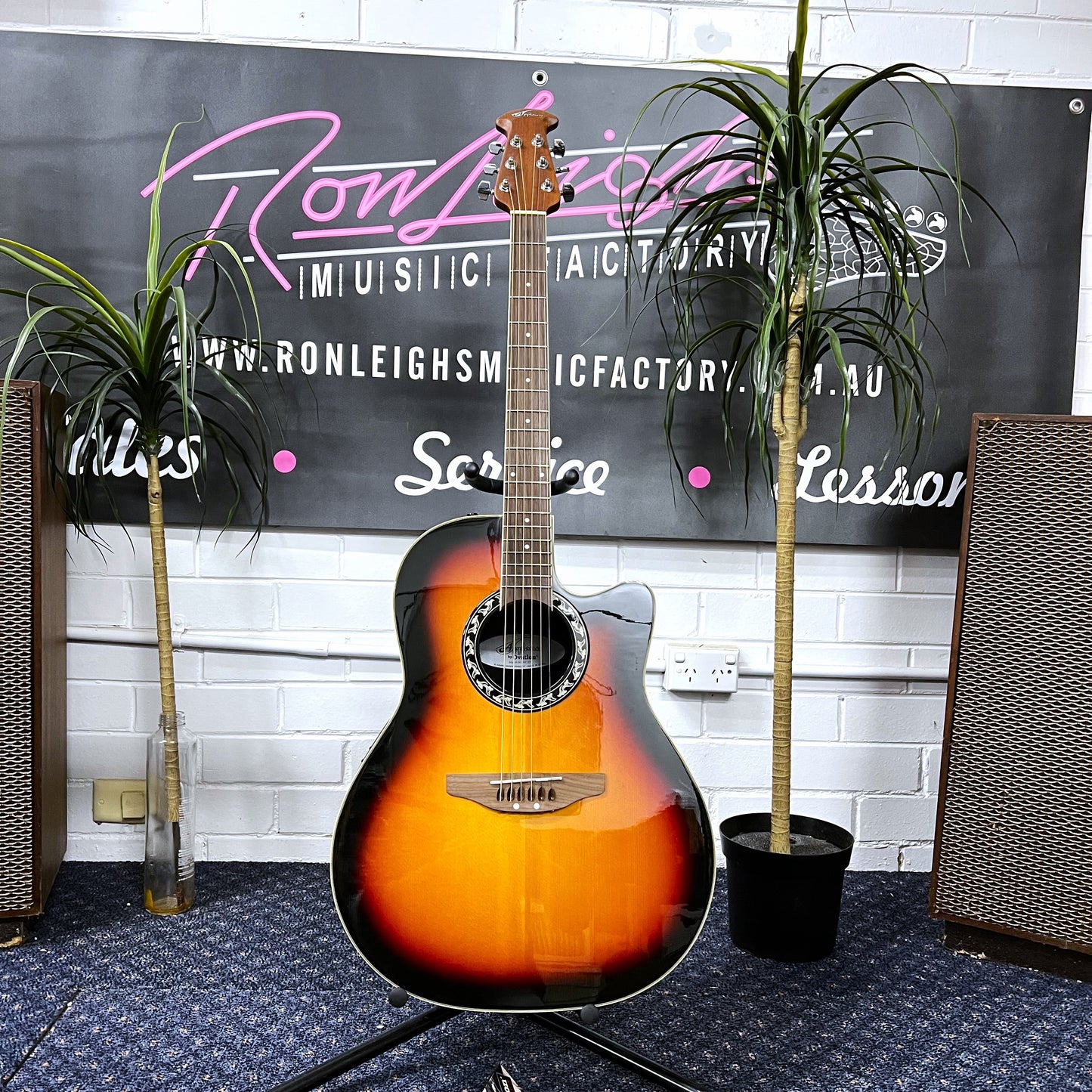 OVATION Applause Acoustic Electric Guitar - Tobacco Sunburst