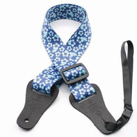 DSL 1.5" Print Ukulele Strap -Hib Blue