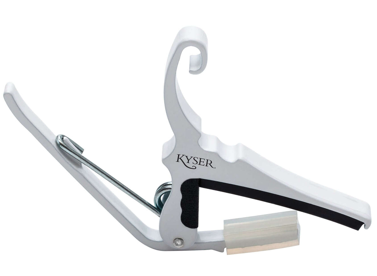 KYSER White Capo for Acoustic Guitar