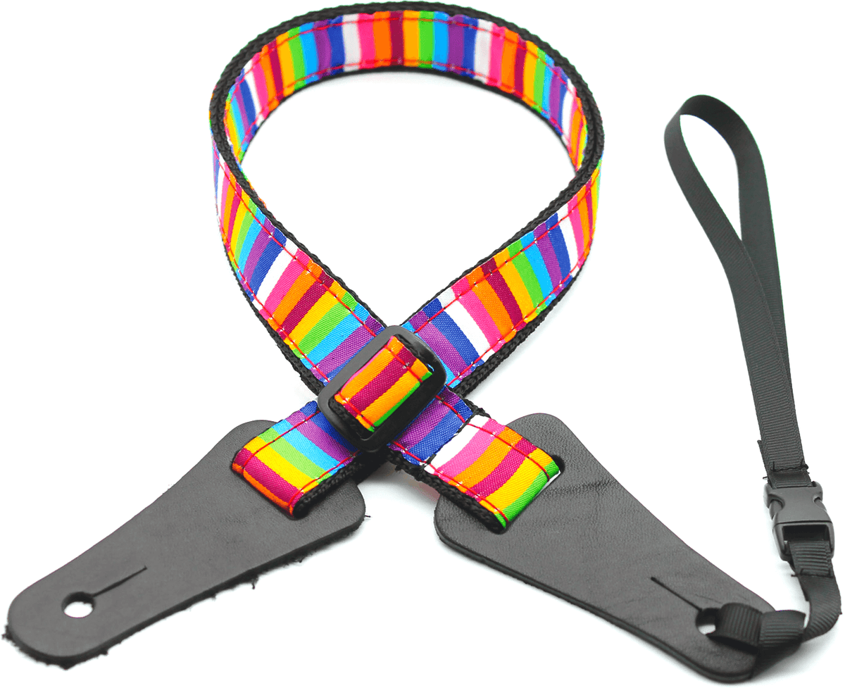 DSL 1" Jacquard Ukulele Strap - Crayon