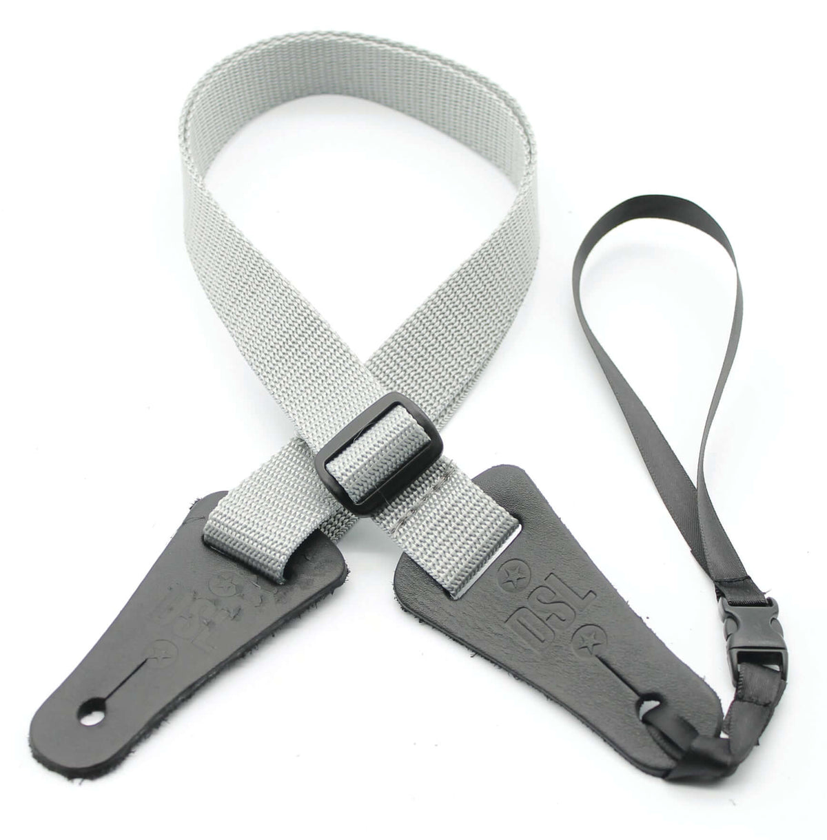 DSL 25UKPOLY 1" Ukulele Strap - Grey