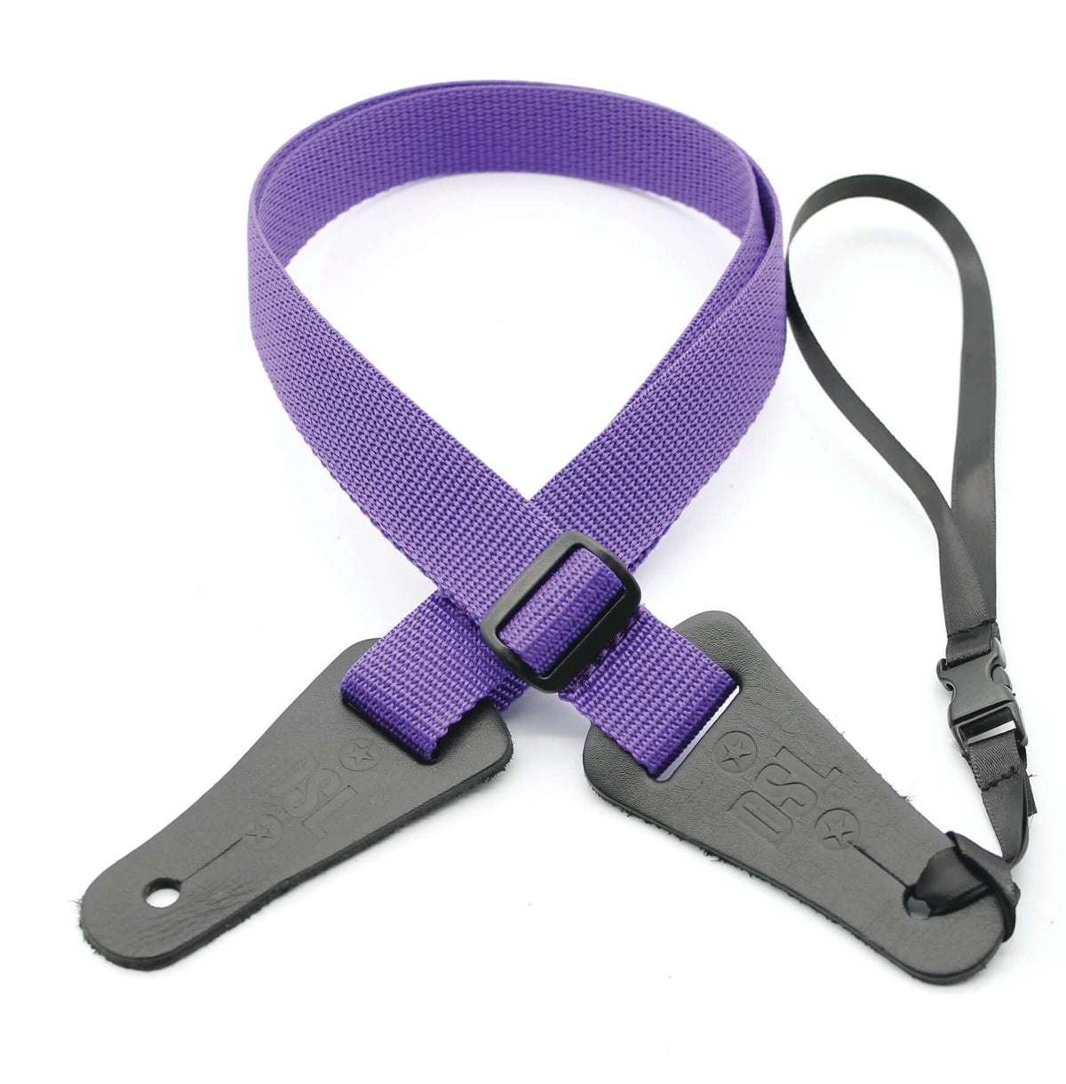 DSL 25UKPOLY 1" Ukulele Strap - Purple