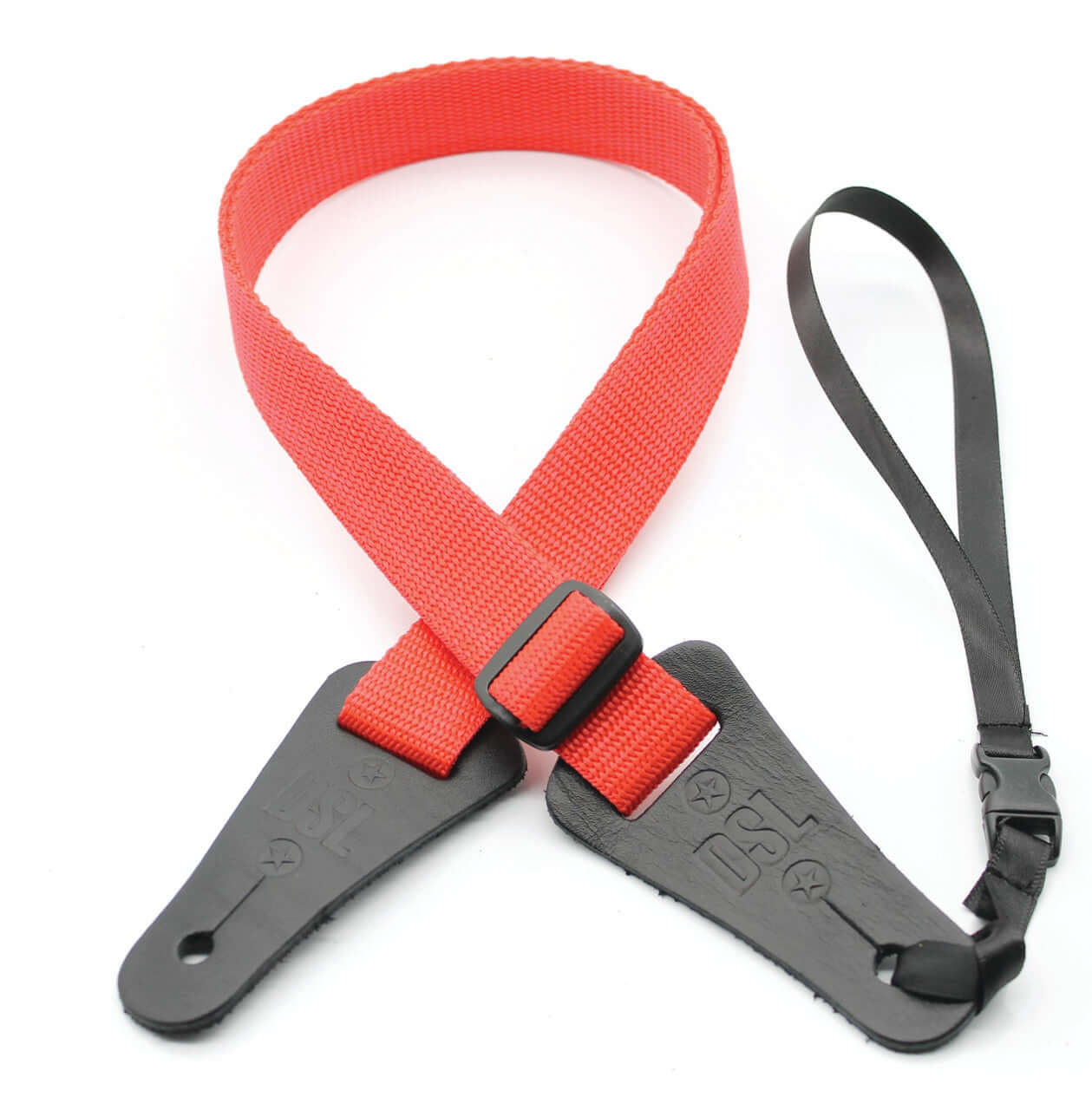 DSL 25UKPOLY 1" Ukulele Strap - Red
