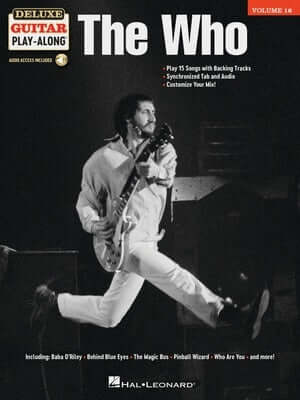 THE WHO DELUXE PLAY ALONG V16 BK/OLA