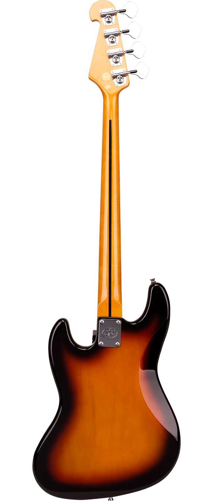 SX J Bass Vintage Style Bass  -  3 Tone Sunburst