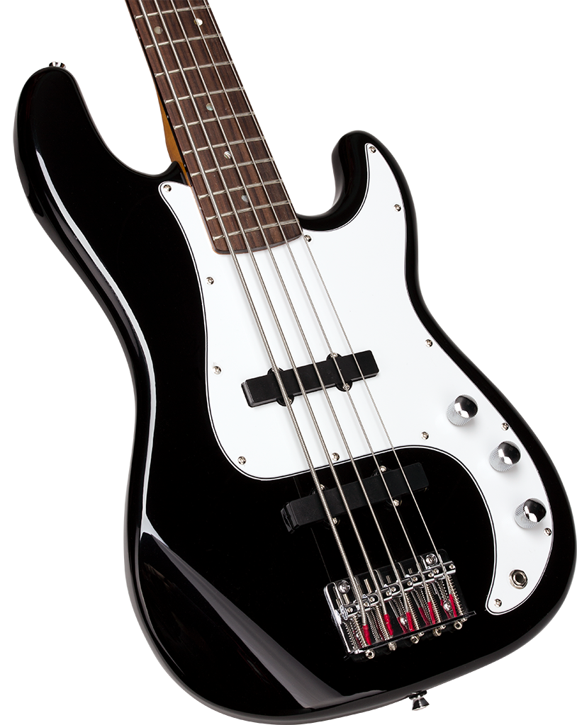 SX 5 String JB Bass -Black
