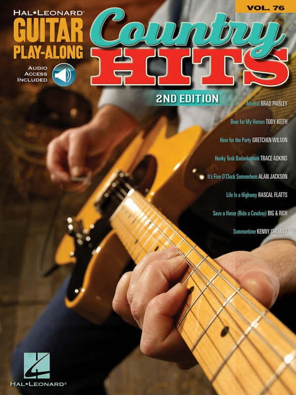 COUNTRY HITS GUITAR PLAY ALONG BK/CD BK 76