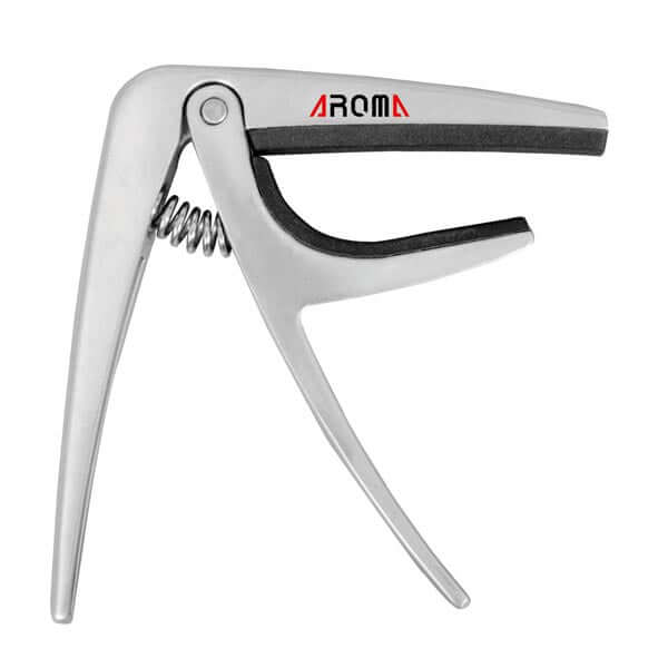 AROMA AC01 Acoustic / Electric Capo Guitar - Silver