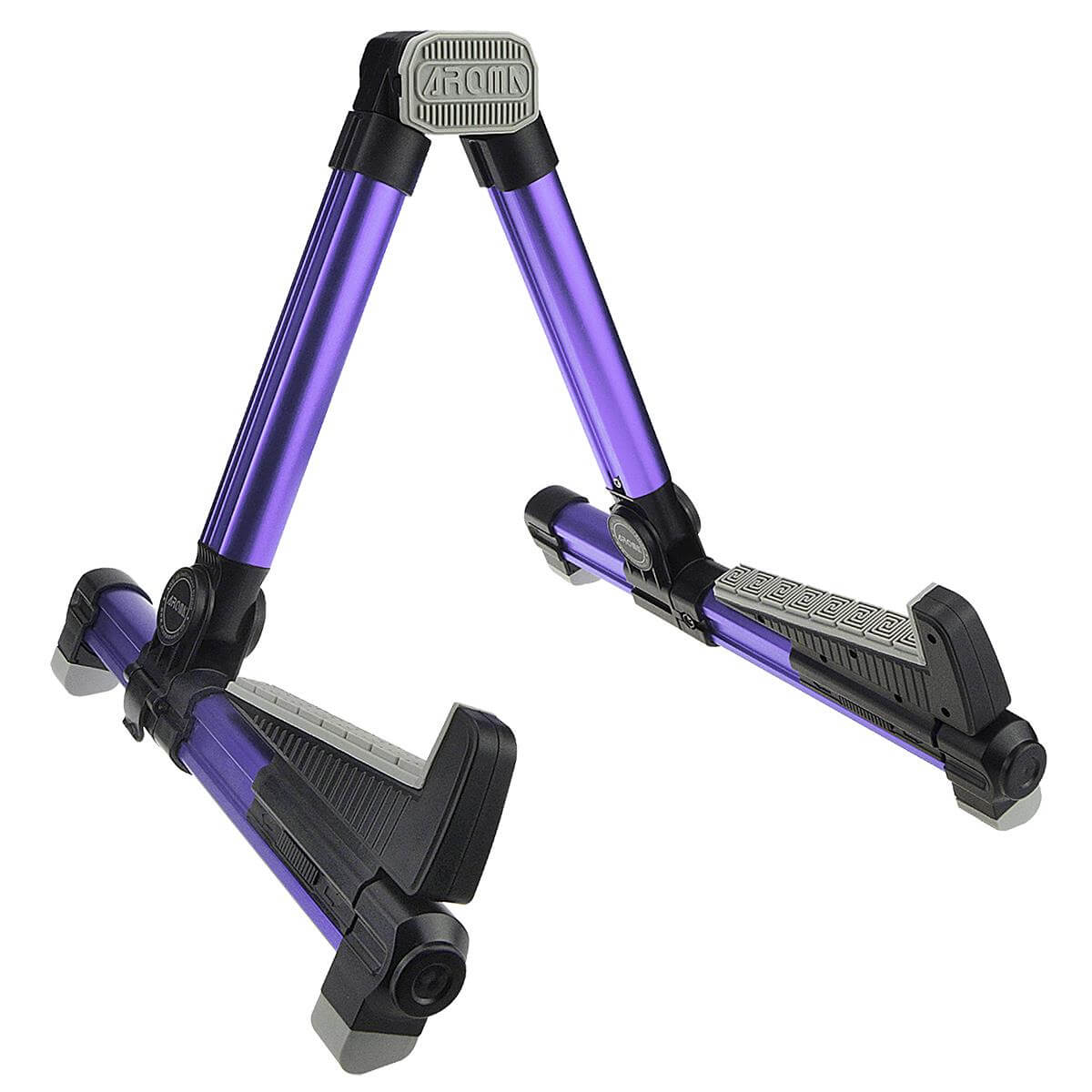 AROMA Folding Guitar Stand - Purple