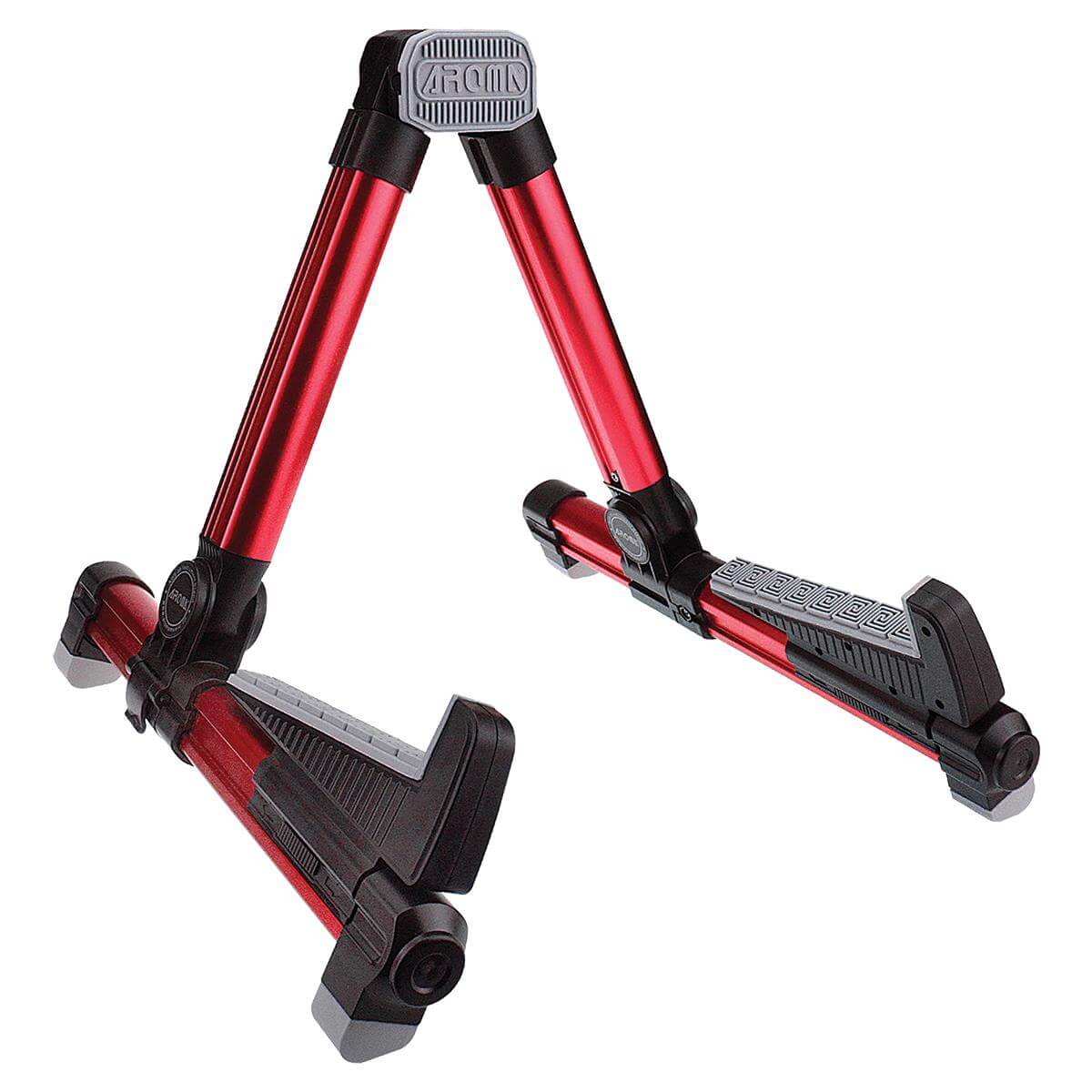 AROMA Folding Guitar Stand - Red