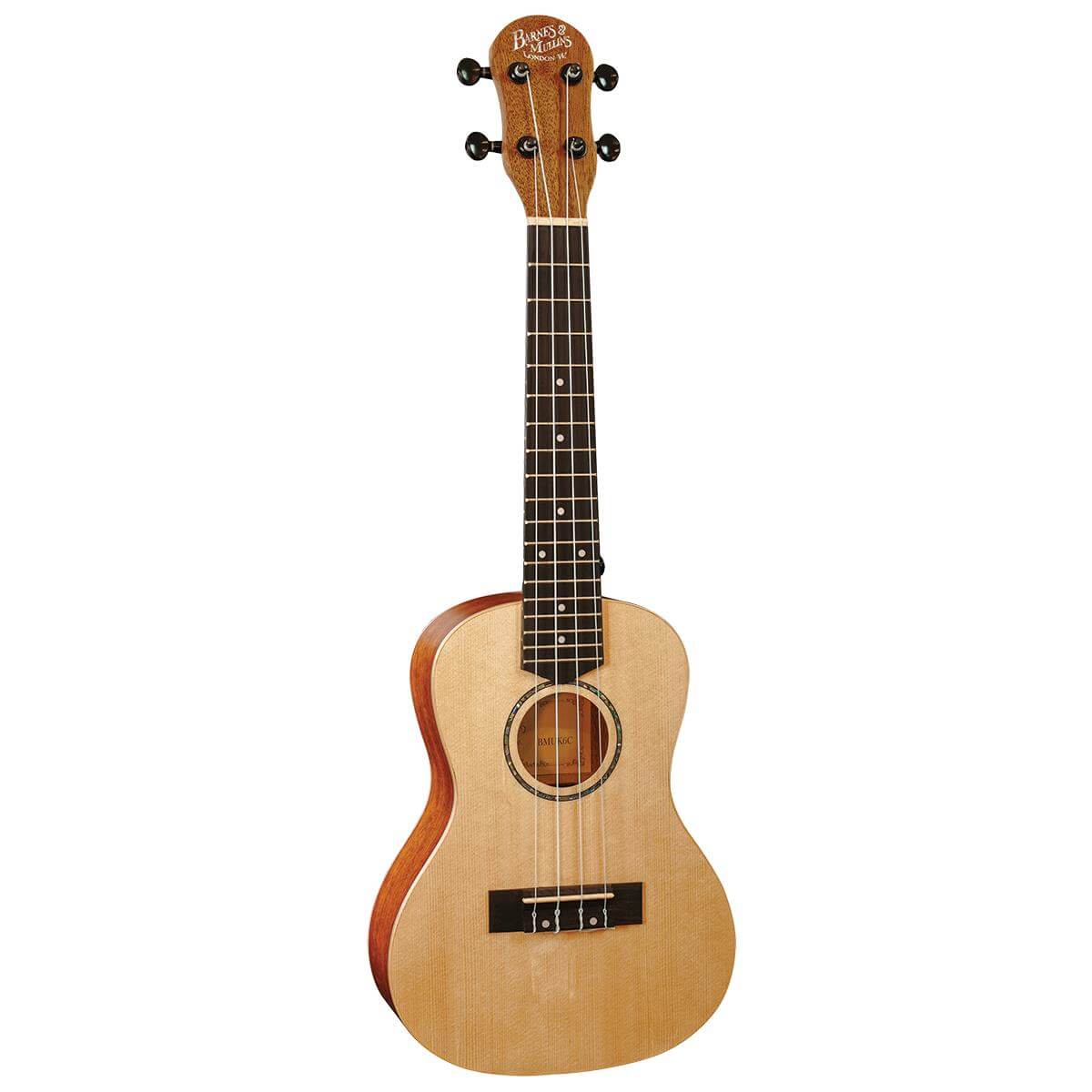 BARNES & MULLINS BMUK6C Concert Solid Spruce Top Ukulele